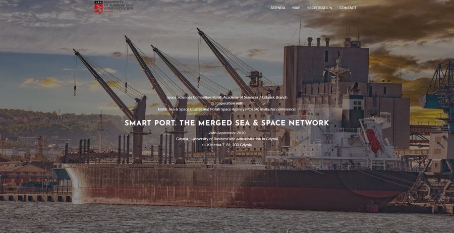 KONFERENCJA NAUKOWA SMART PORT - THE MERGED SEA AND SPACE NETWORK W WSAIB GDYNIA